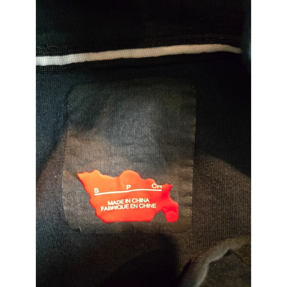 Nike Tech Hoodie Women Small Black Full Zip Asymmetric‎ Jacket Sweatshirt Drill